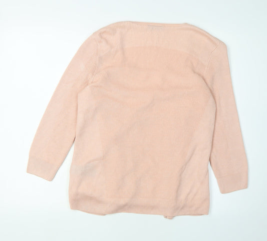 Womens UK Size 12 Marks and Spencer Pink Cardigan Jumper