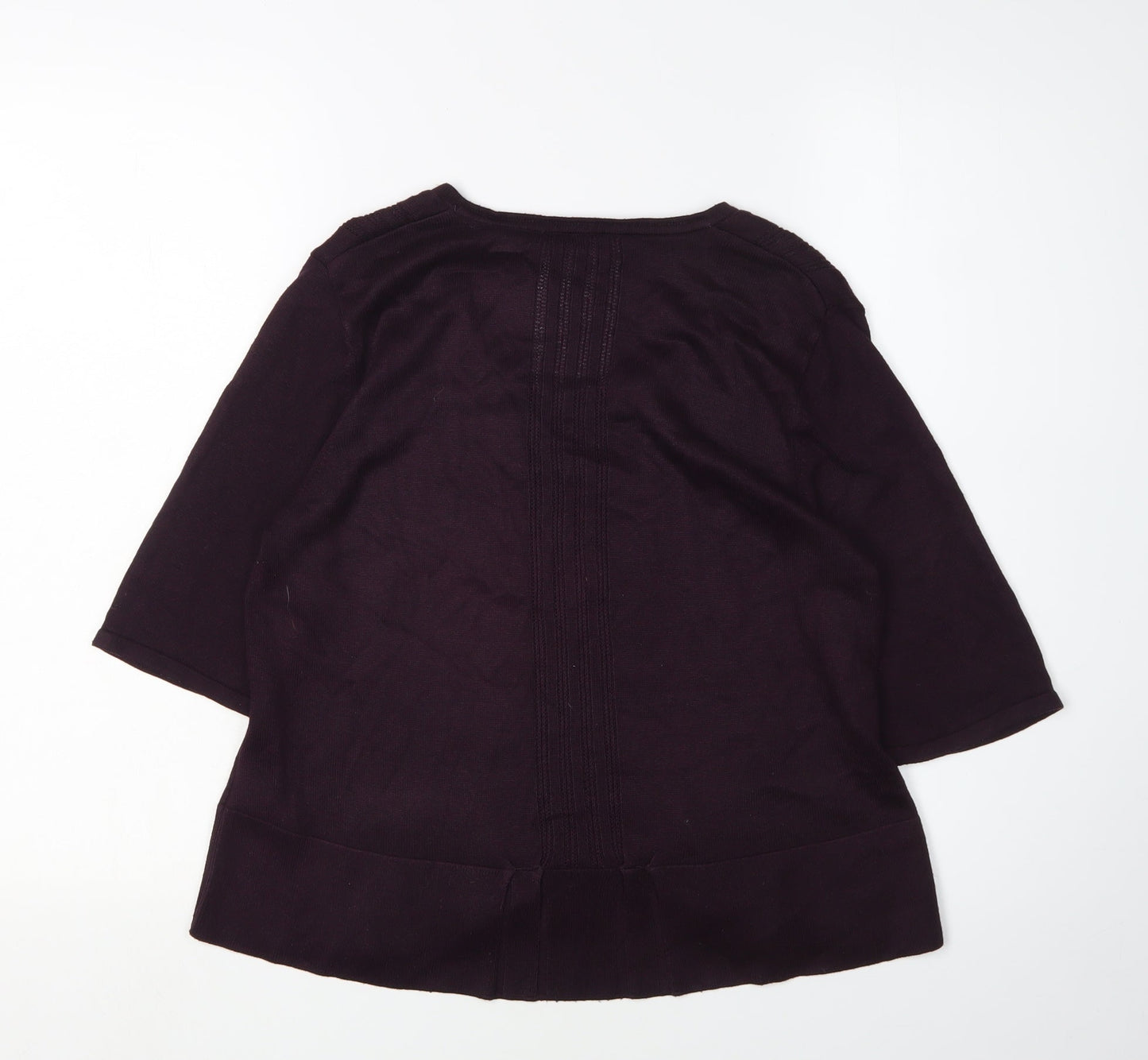 Womens UK Size 12 Marks and Spencer Purple Cardigan Jumper