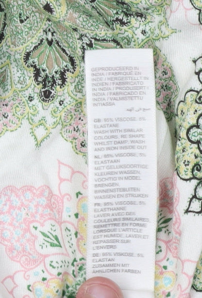 Womens UK Size 8 Fat Face Multicoloured Tunic Blouse