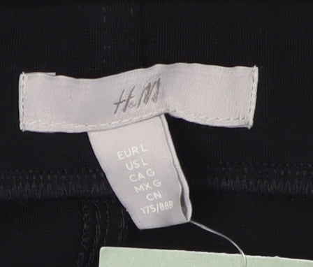 H&M Women's Black Pencil Skirt Size 12 Viscose Blend