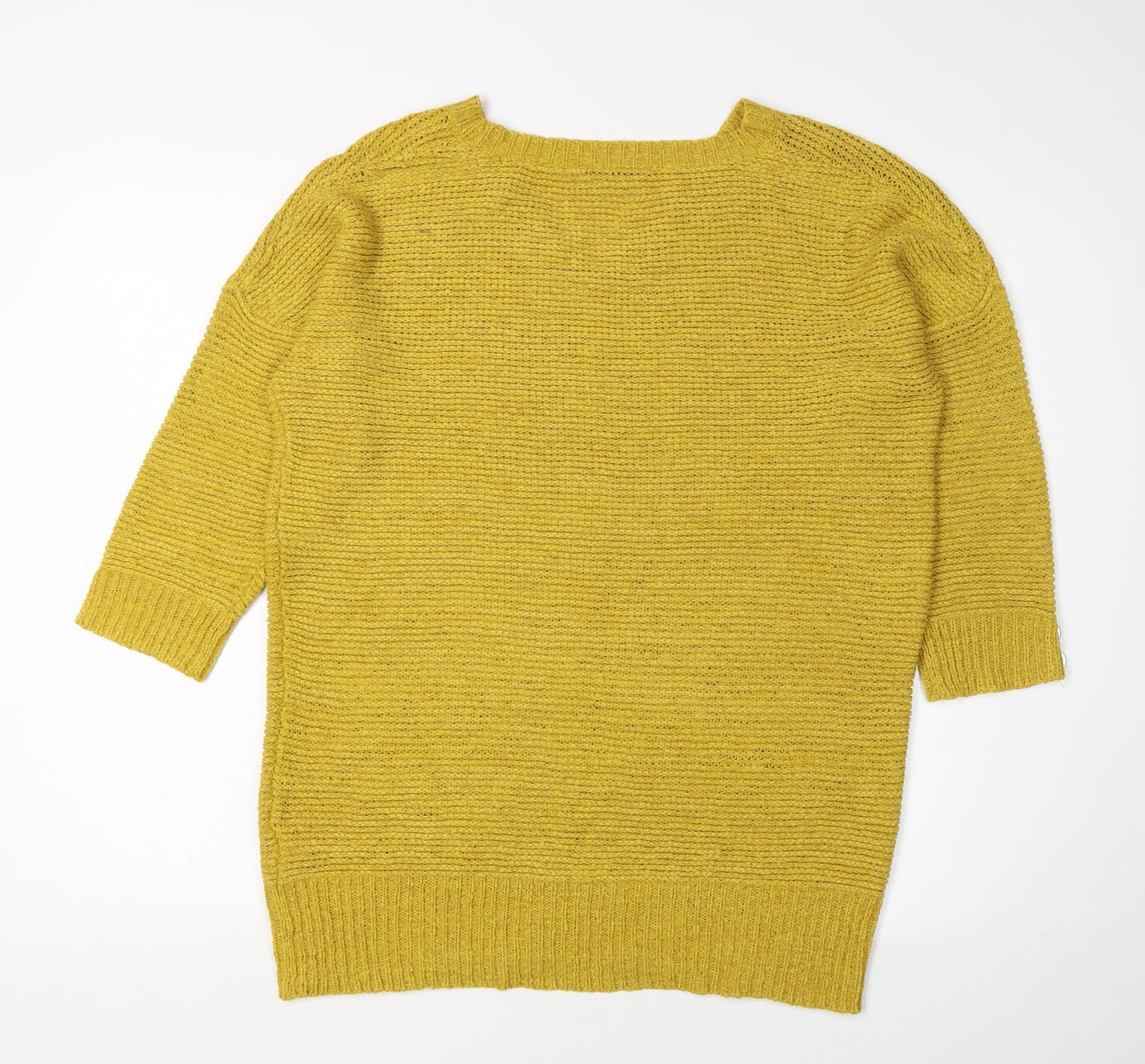 Womens UK Size M Wallis Yellow Pullover Jumper