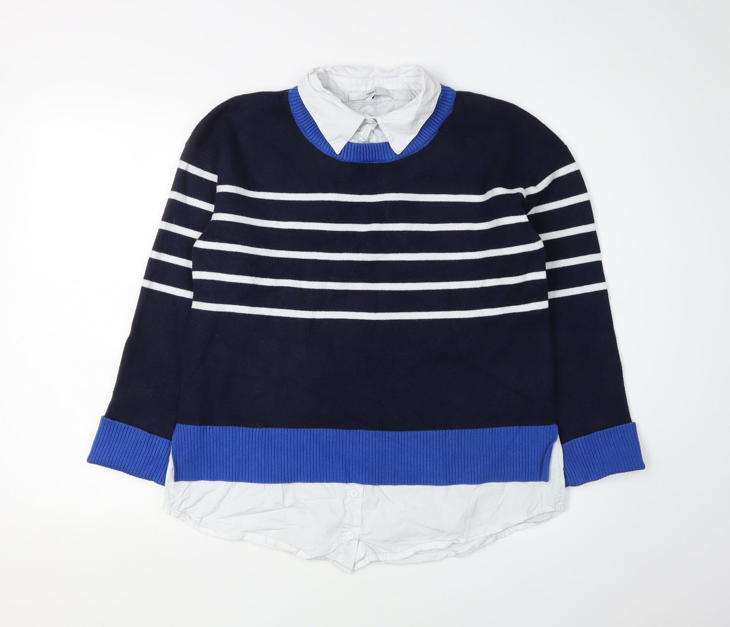Womens UK Size M NEXT Blue Pullover Jumper
