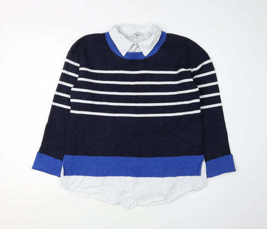 Womens UK Size M NEXT Blue Pullover Jumper