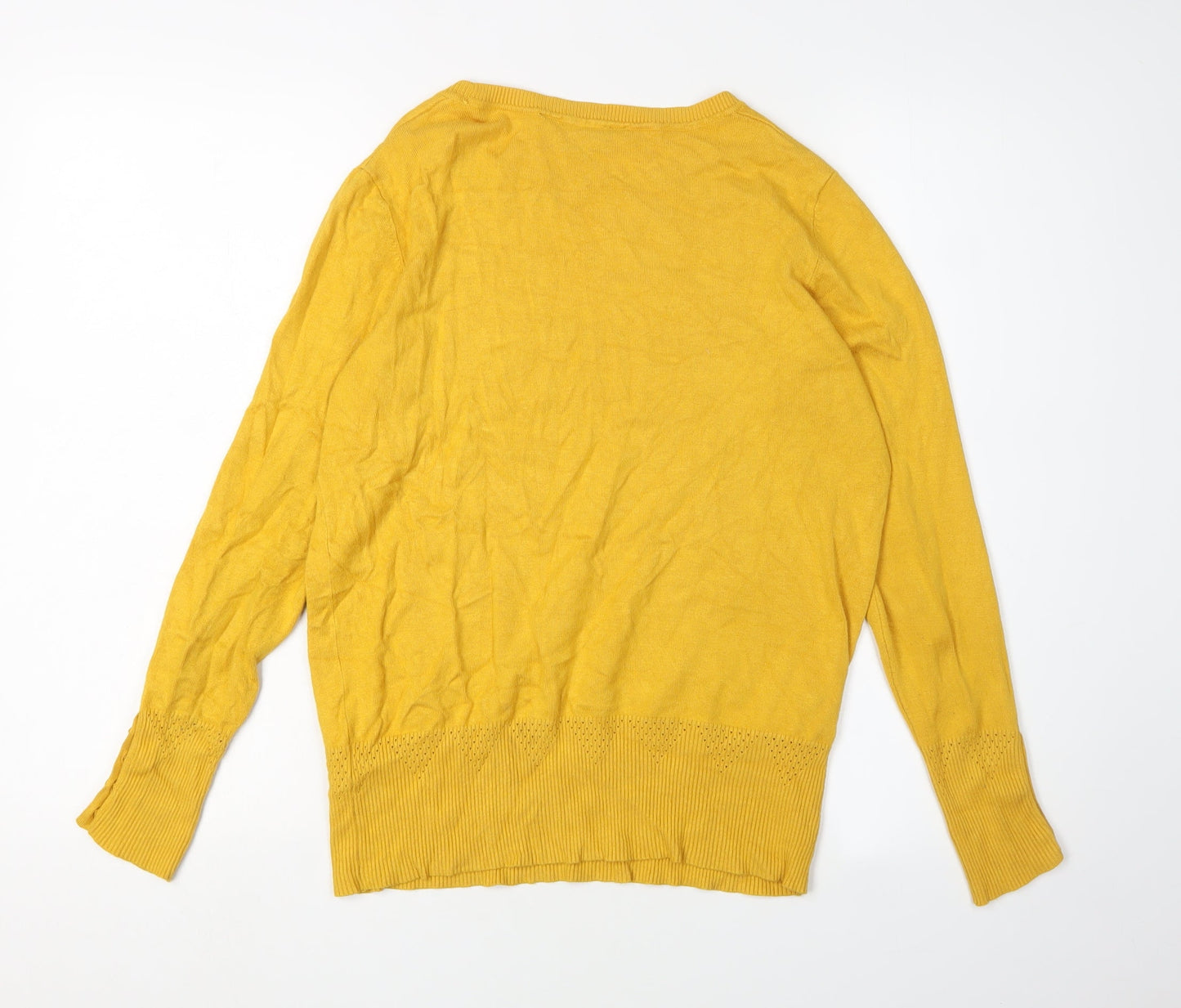 Womens UK Size 12 Dorothy Perkins Yellow Pullover Jumper