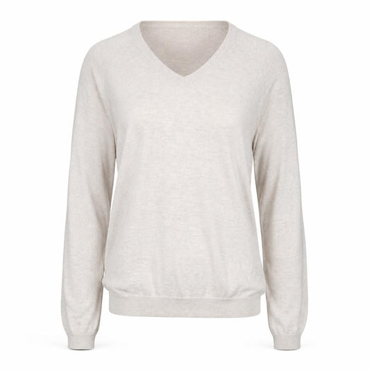 Womens UK Size XS Mango Beige Pullover Jumper