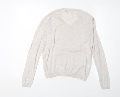Womens UK Size XS Mango Beige Pullover Jumper