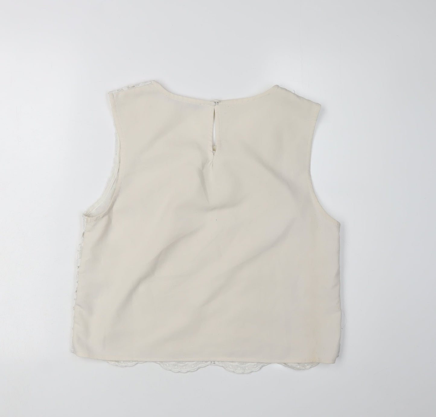 Millie Mackintosh Women's Ivory Camisole Blouse Size 12