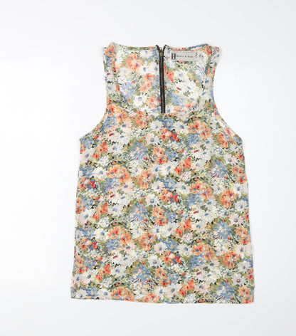 Womens UK Size 10 Hearts & Bows Multicoloured  Tank