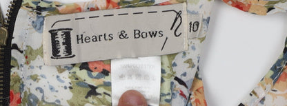 Womens UK Size 10 Hearts & Bows Multicoloured  Tank