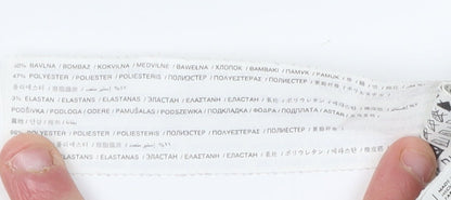 MNG Women's White Knee-Length Pencil Skirt, Size 10