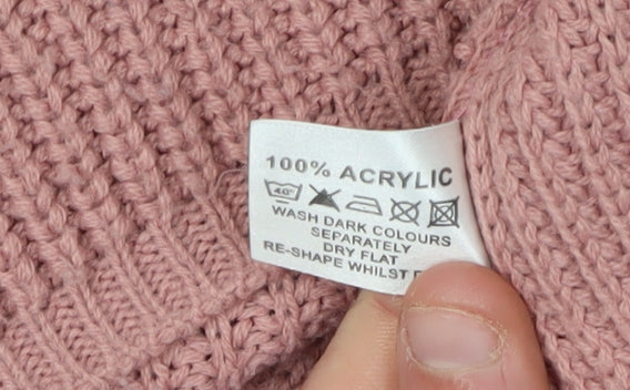 Womens UK Size S In the Style Multicoloured Cape Jumper