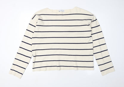 Womens UK Size XL MNG Ivory Pullover Jumper