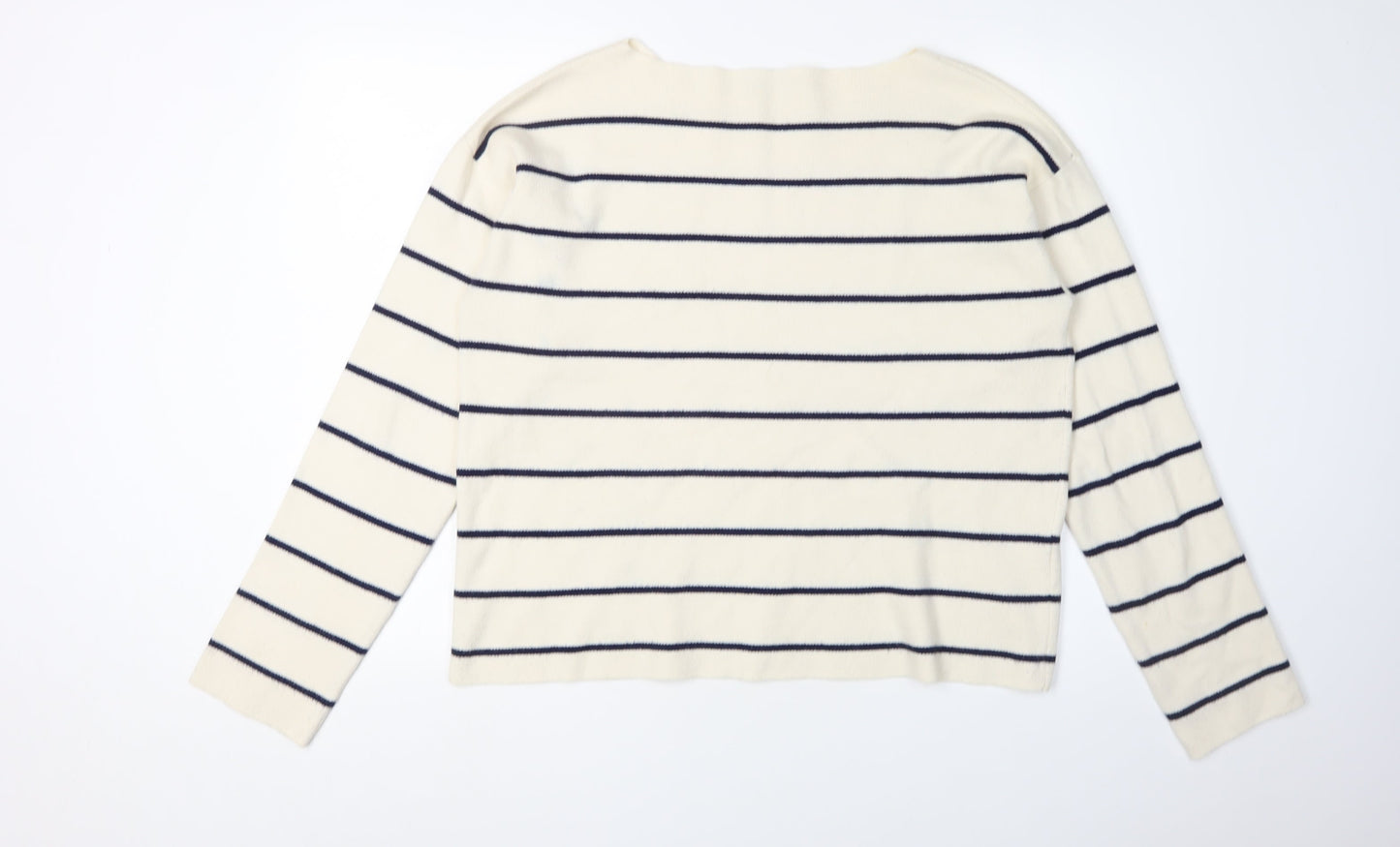 Womens UK Size XL MNG Ivory Pullover Jumper