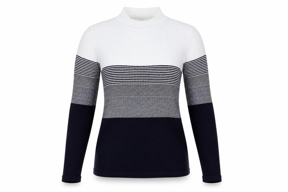 Womens UK Size 8 MNG Multicoloured Pullover Jumper
