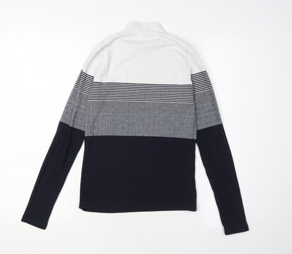 Womens UK Size 8 MNG Multicoloured Pullover Jumper