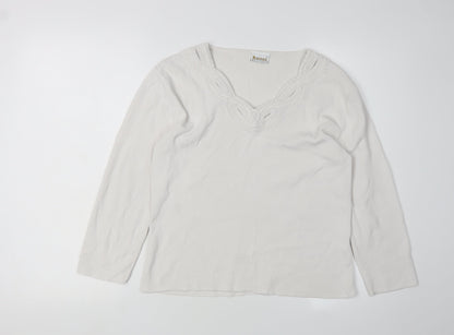 Womens UK Size S Roman Originals Ivory  Jumper