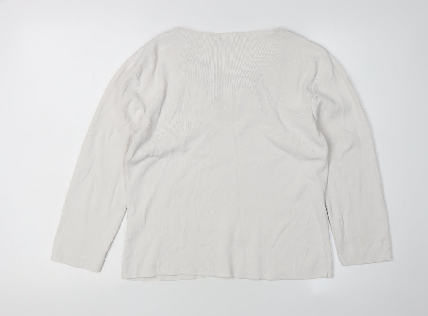 Womens UK Size S Roman Originals Ivory  Jumper