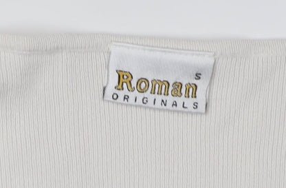 Womens UK Size S Roman Originals Ivory  Jumper