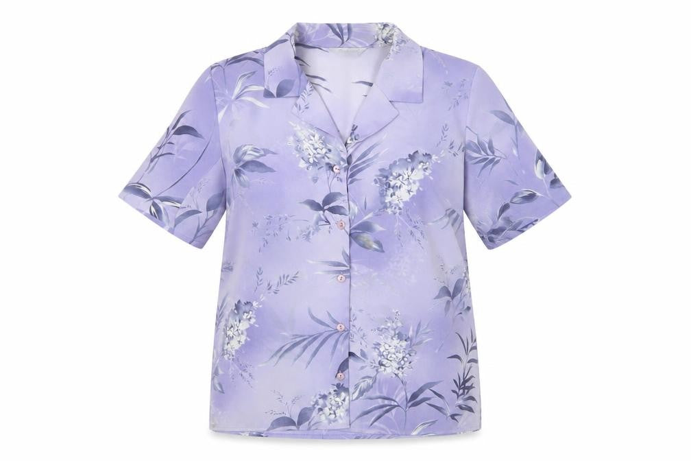 Womens UK Size 14 Berketex Purple Wrap Blouse