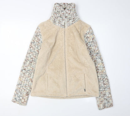 Marks and Spencer Women's Beige Mid-Length Knit Jacket M