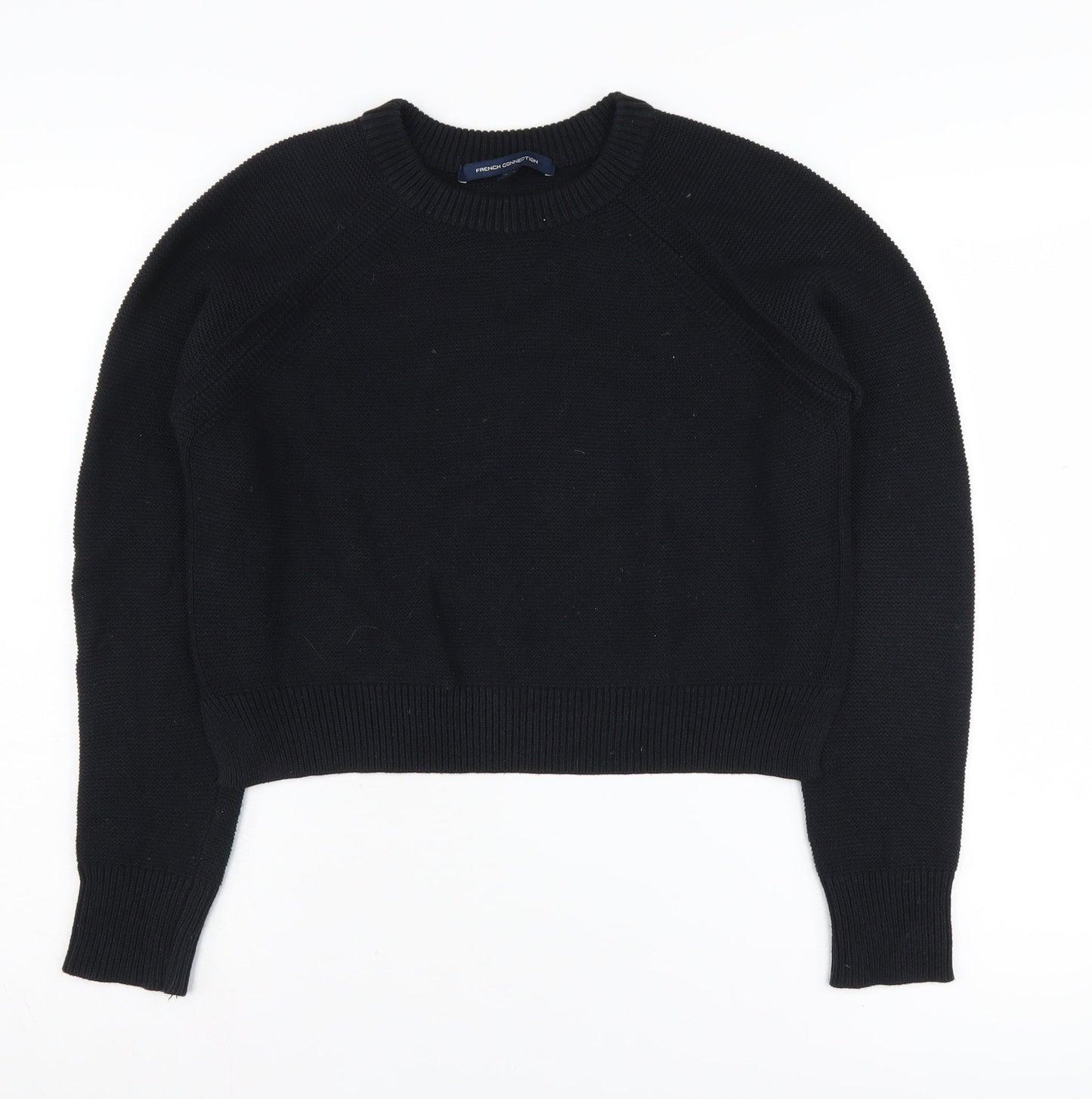 Womens UK Size S French Connection Black Pullover Jumper