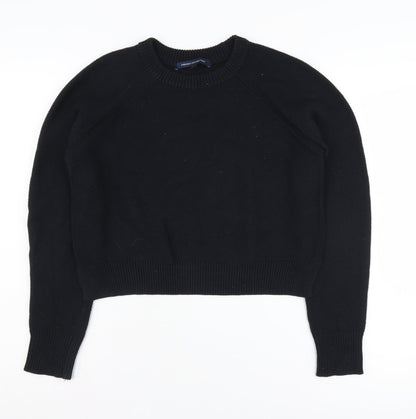 Womens UK Size S French Connection Black Pullover Jumper