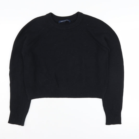 Womens UK Size S French Connection Black Pullover Jumper