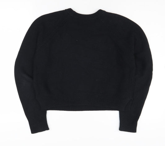 Womens UK Size S French Connection Black Pullover Jumper