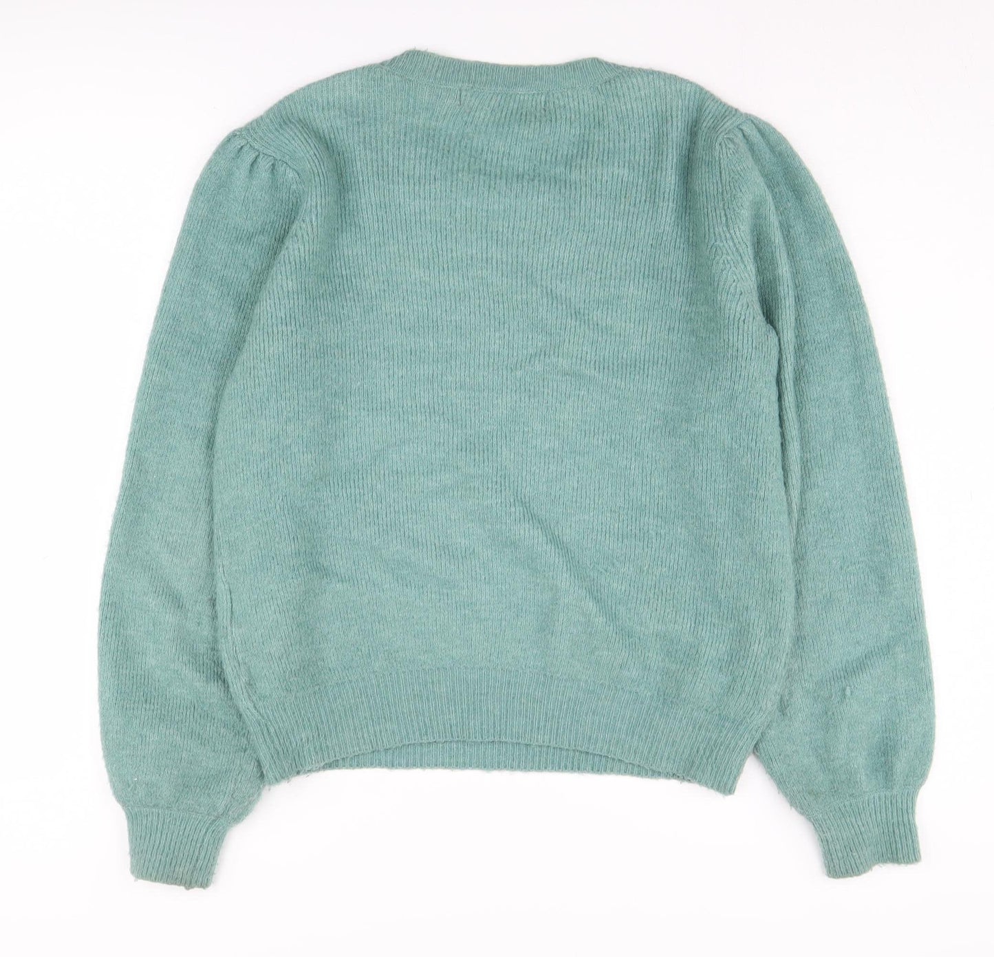Womens UK Size L VERO MODA Green Pullover Jumper