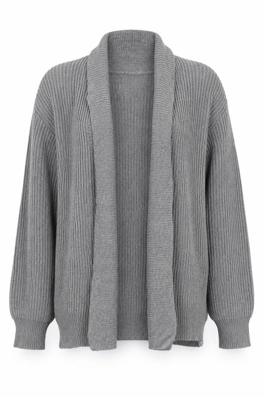 Womens UK Size M Silence + Noise Grey Cardigan Jumper