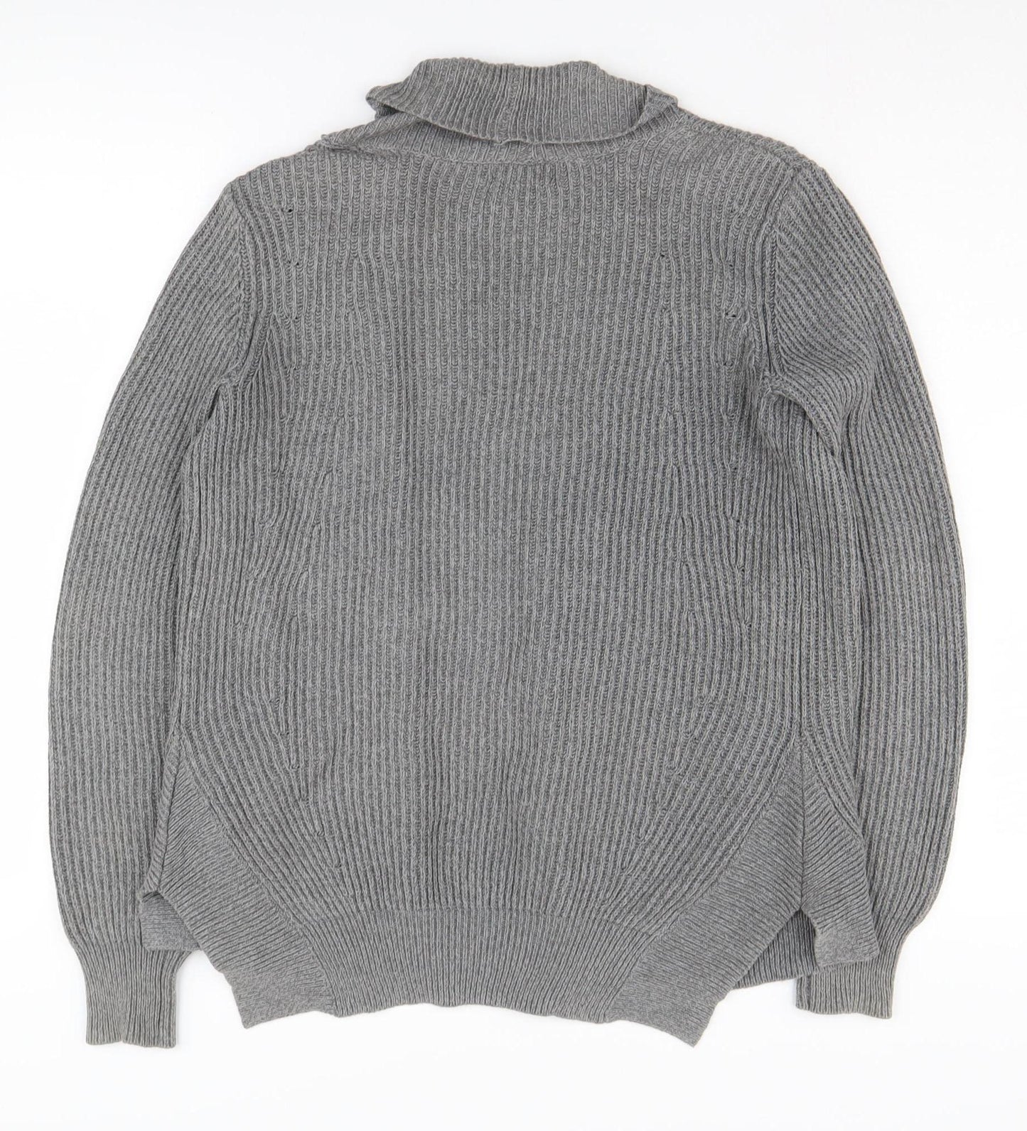 Womens UK Size M Silence + Noise Grey Cardigan Jumper