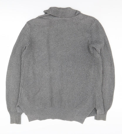 Womens UK Size M Silence + Noise Grey Cardigan Jumper
