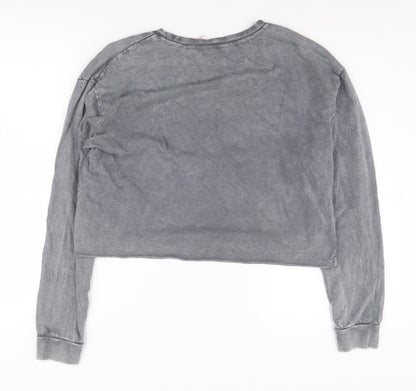 Barbie Women’s Grey Pullover Sweatshirt Size XS