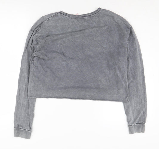 Barbie Women’s Grey Pullover Sweatshirt Size XS