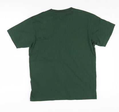 Uniqlo Green Men's XS T-Shirt, Short Sleeve, Crew Neck