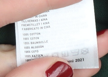 Uniqlo Green Men's XS T-Shirt, Short Sleeve, Crew Neck