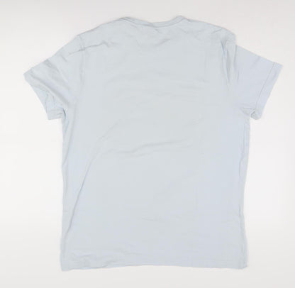 The Simpsons Men's Blue Cartoon T-Shirt L