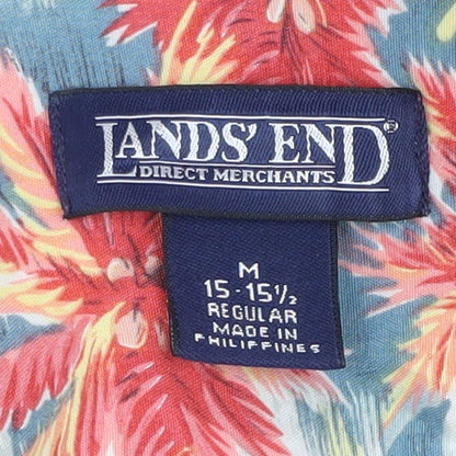 Lands' End Men's Multicoloured Hawaiian Shirt M