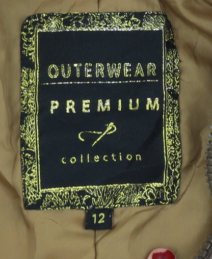 Outerwear Premium Collection Women's Brown Parka Jacket