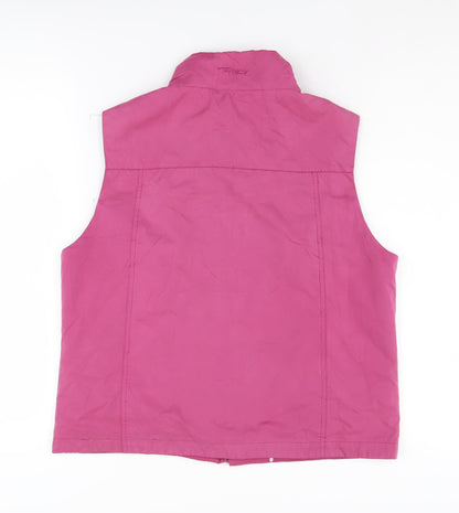 Tayberry Women's Pink Waistcoat, Size S, Casual Sleeveless