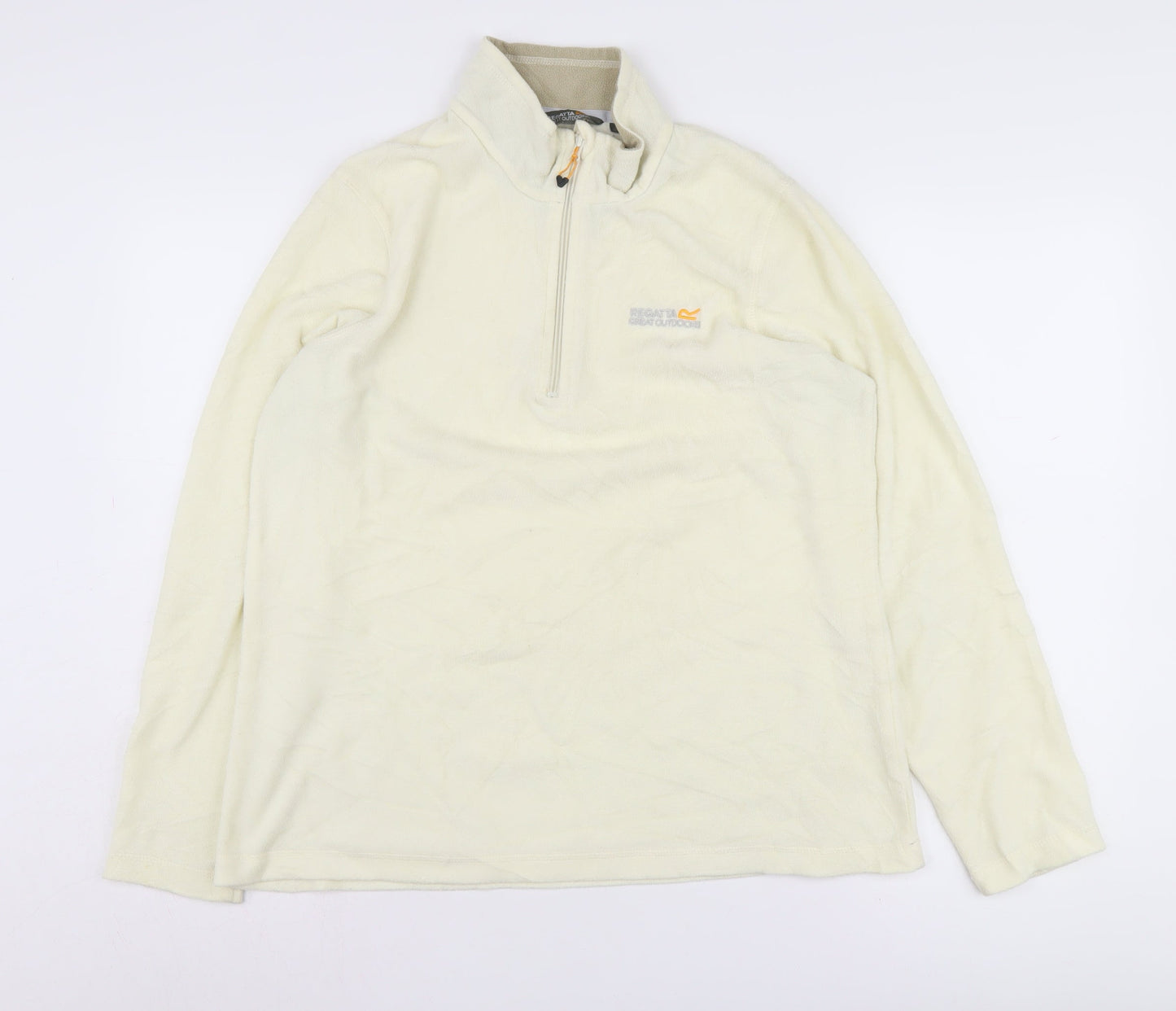 Regatta Women's Ivory Fleece Henley Sweatshirt Size 14