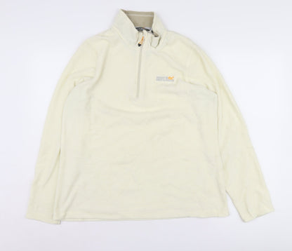 Regatta Women's Ivory Fleece Henley Sweatshirt Size 14