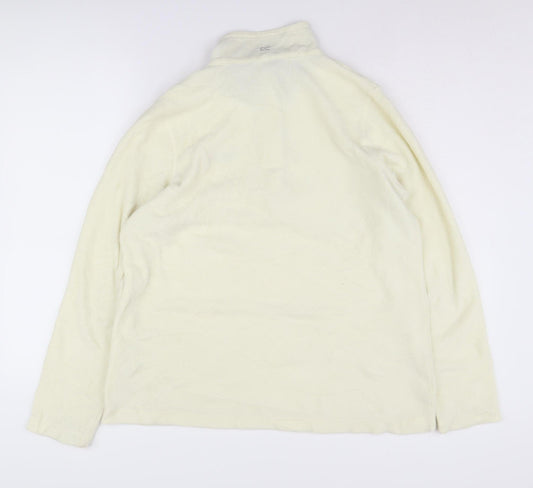 Regatta Women's Ivory Fleece Henley Sweatshirt Size 14