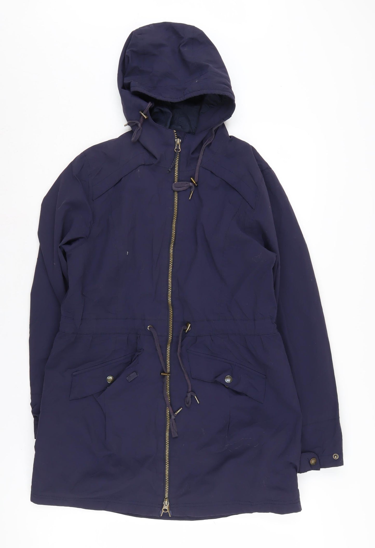 Womens UK Size 10 Tog Twenty Four Blue Parka Coat