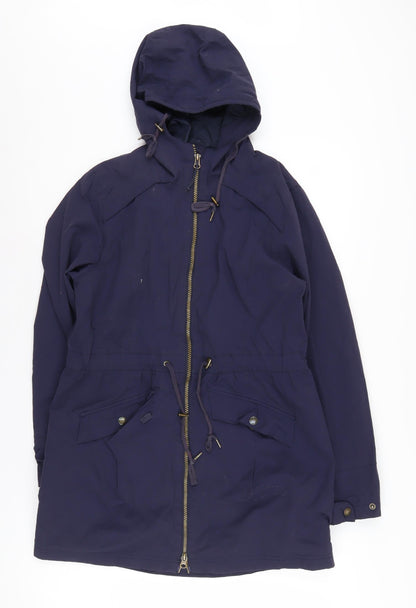 Womens UK Size 10 Tog Twenty Four Blue Parka Coat