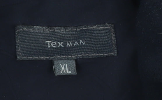 Mens UK Size XL Tex Man Black Puffer Jacket