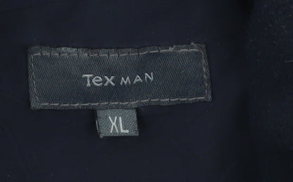 Mens UK Size XL Tex Man Black Puffer Jacket