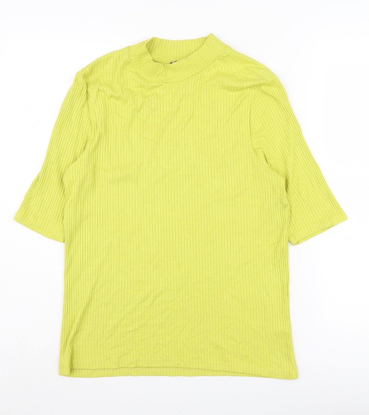 Womens UK Size 16 Marks and Spencer Green Basic T-Shirt