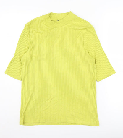 Womens UK Size 16 Marks and Spencer Green Basic T-Shirt