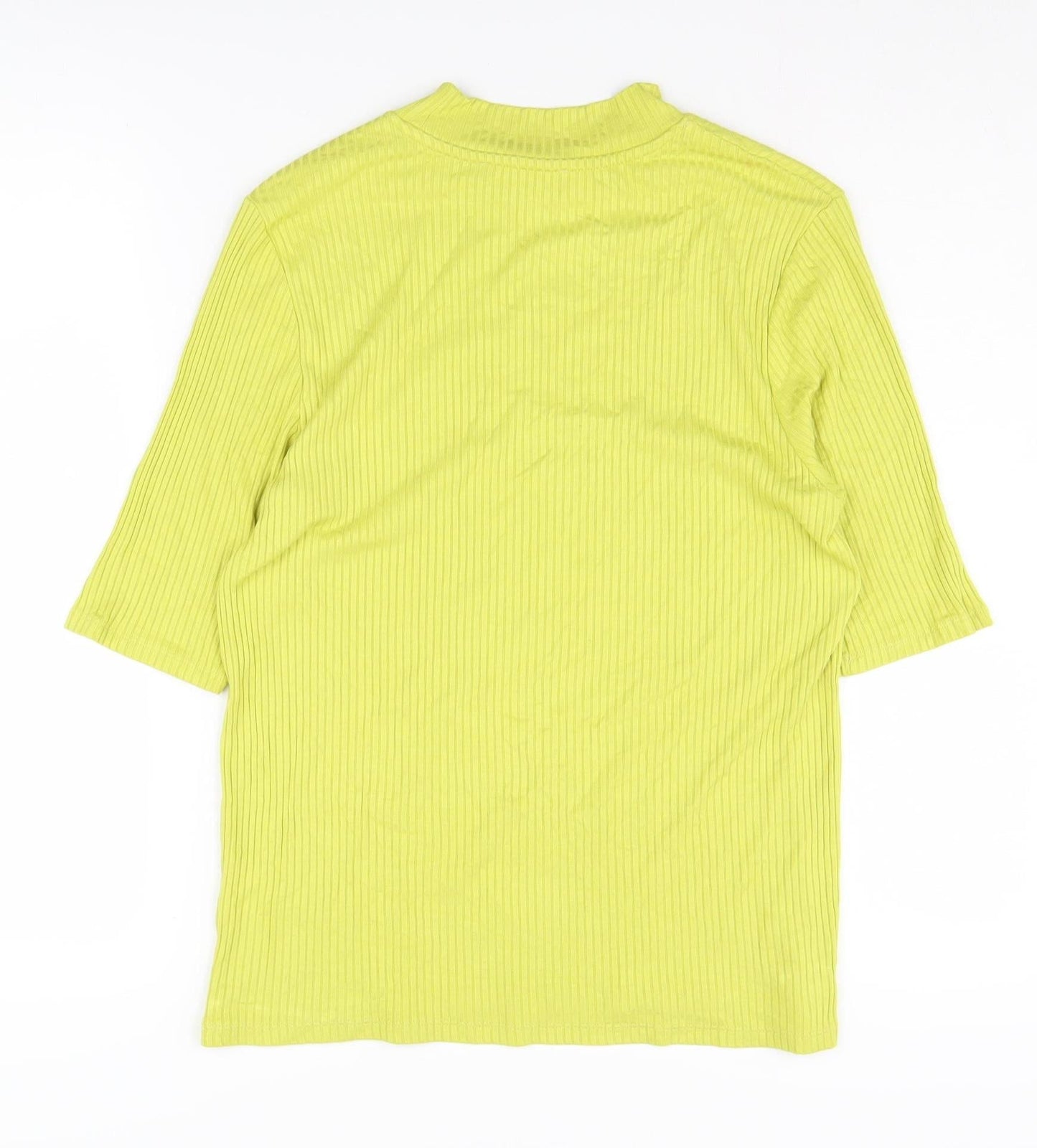 Womens UK Size 16 Marks and Spencer Green Basic T-Shirt